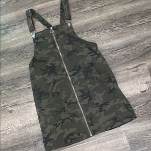 NWOT So camo jumper dress size M